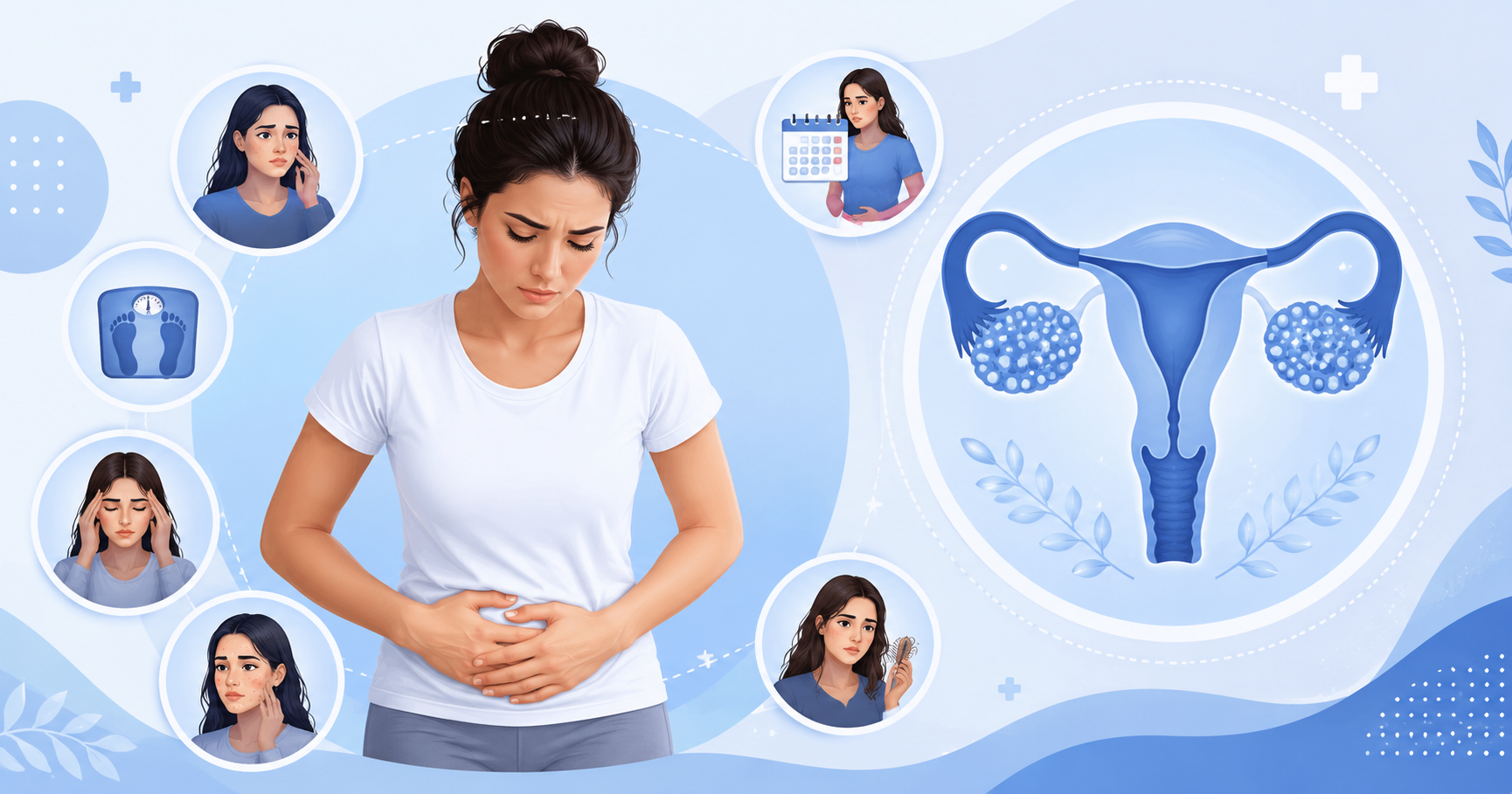 PCOS ची सुरुवातीची लक्षणे: चिन्हे आणि उपाय | PCOS Symptoms